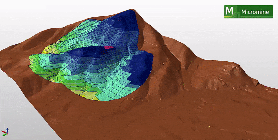 Micromine provides a suite of tools for efficient mining